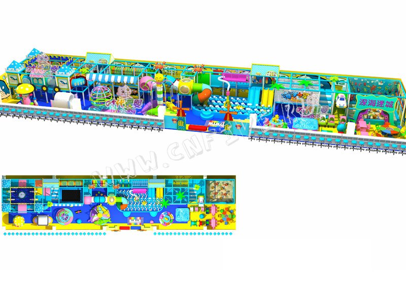 Детский спортивно-игровой лабиринт для детского садаCNF-B02 цена
