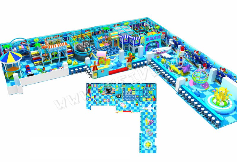 Детское пластиковое оборудование для детского сада и для KFC.McDonald's CNF-C01