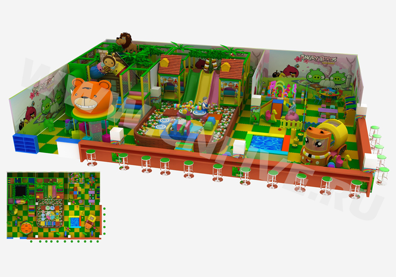 Детское пластиковое оборудование для детского сада и для KFC.McDonald's CNF-A17105