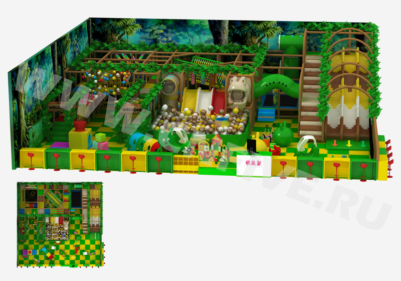 Детский игровой лабиринт для торгового центра CNF-A17110