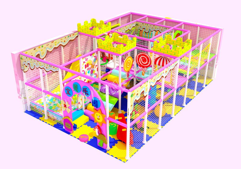  Детский игровой лабиринт для игровой комнаты под заказ CNF-A56