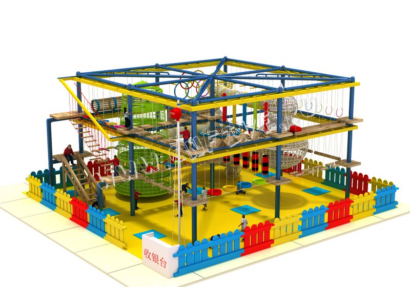 Детский игровой верёвочный лабиринт  для безнеса CNF-B11