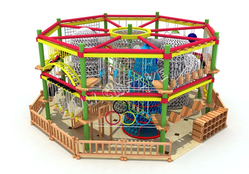 Детский игровой верёвочный лабиринт CNF-B18 для детских садов купить