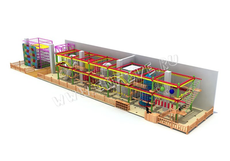 Детский игровой верёвочный лабиринт для детсадов от китая CNF-B24