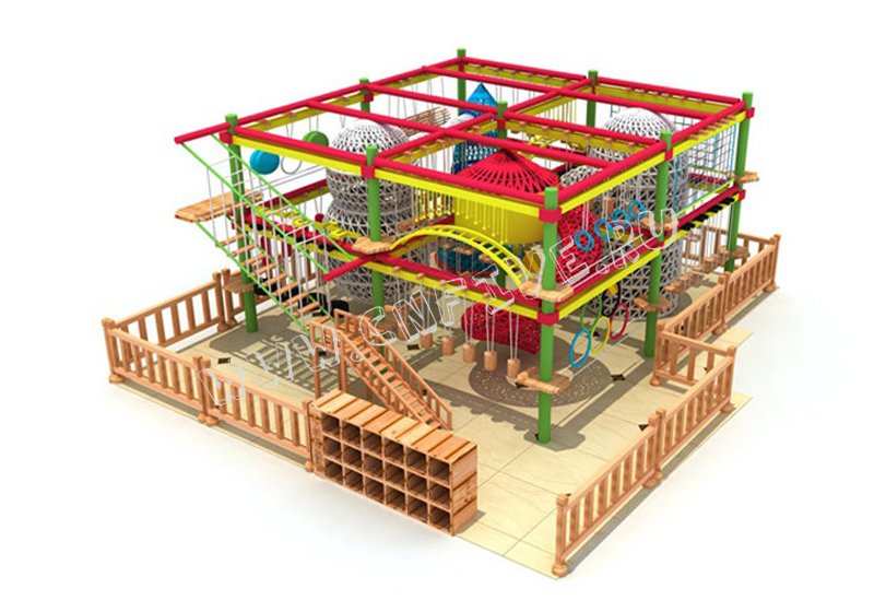 Детский игровой верёвочный лабиринт  для детского сада цена CNF-B25 OEM в китае