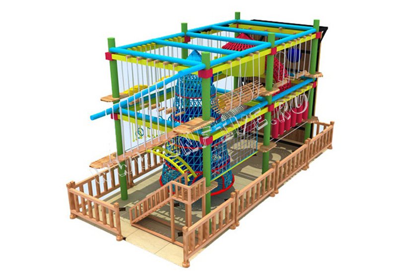 Детский игровой верёвочный лабиринт  для детского сада цена CNF-B35 OEM в китае