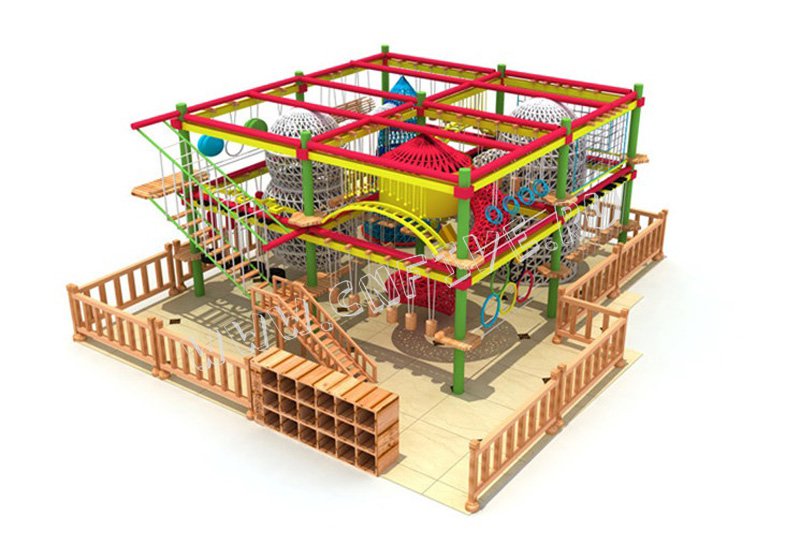 Детский игровой верёвочный лабиринт  для гостиницы CNF-B37