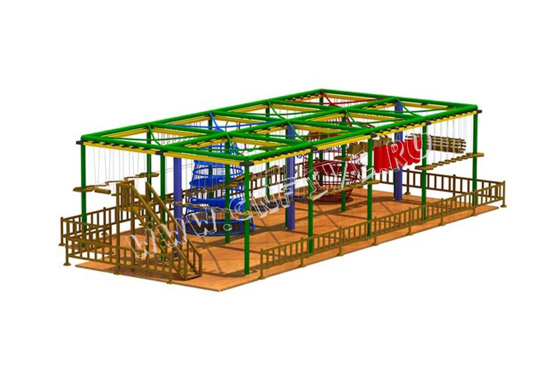 Детский игровой верёвочный лабиринт  для детсадов CNF-B42