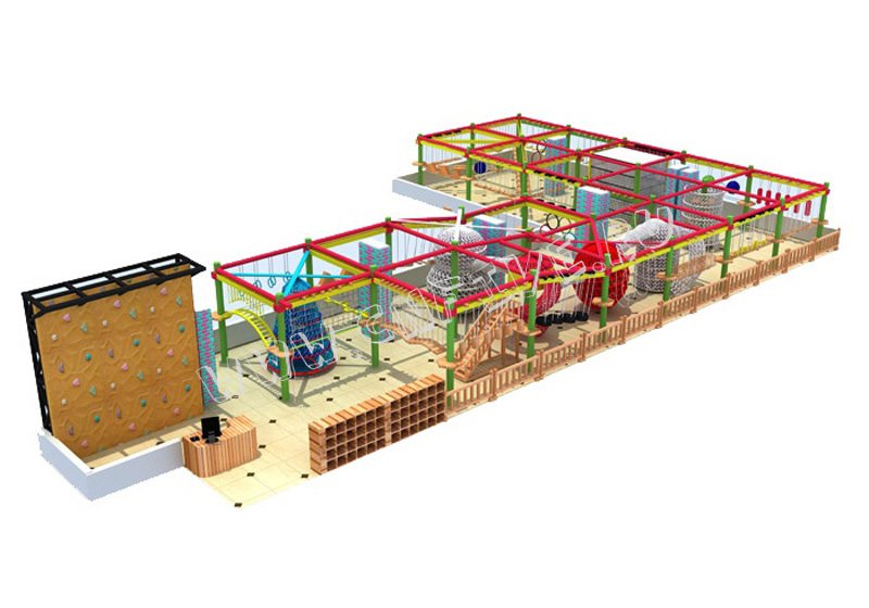 Детский игровой верёвочный лабиринт CNF-B48 для детских садов купить