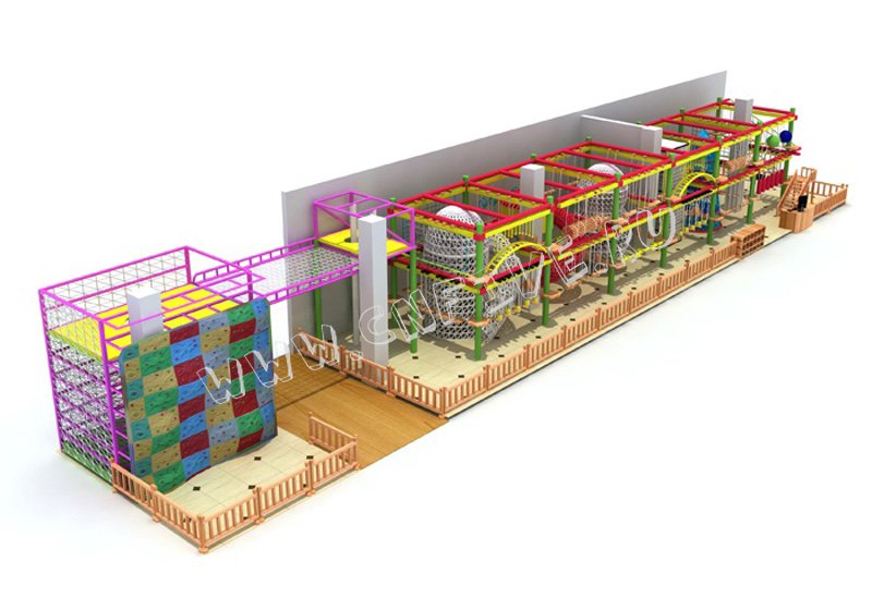 Детский игровой верёвочный лабиринт для детсадов от китая CNF- B54
