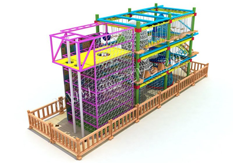 Детский игровой верёвочный лабиринт  для гостиницы CNF-B57