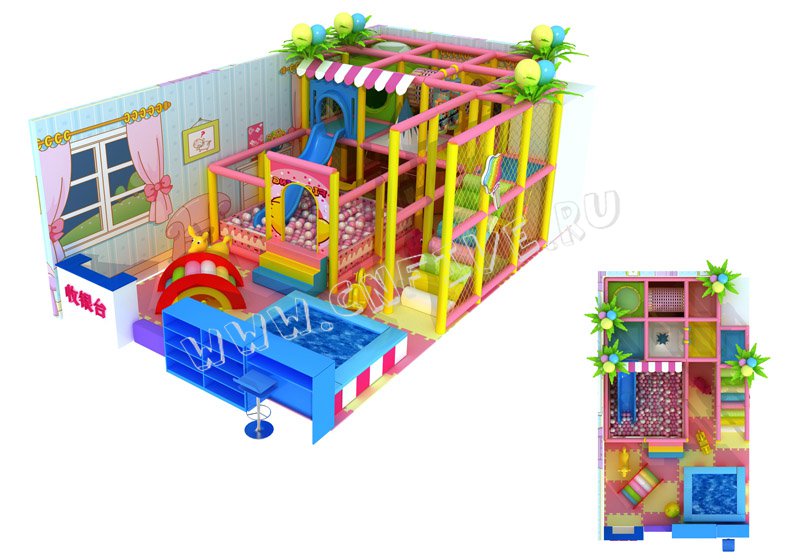 Детские игровые лабиринты для детских садов CNF-A86