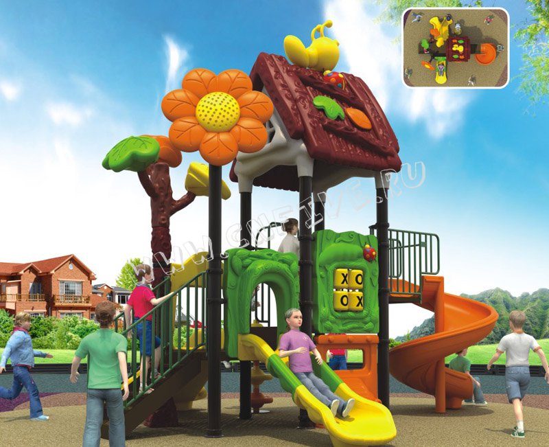 Детская спортивная плащадка для детского сада многоуравневый заказ CNF-C004-1