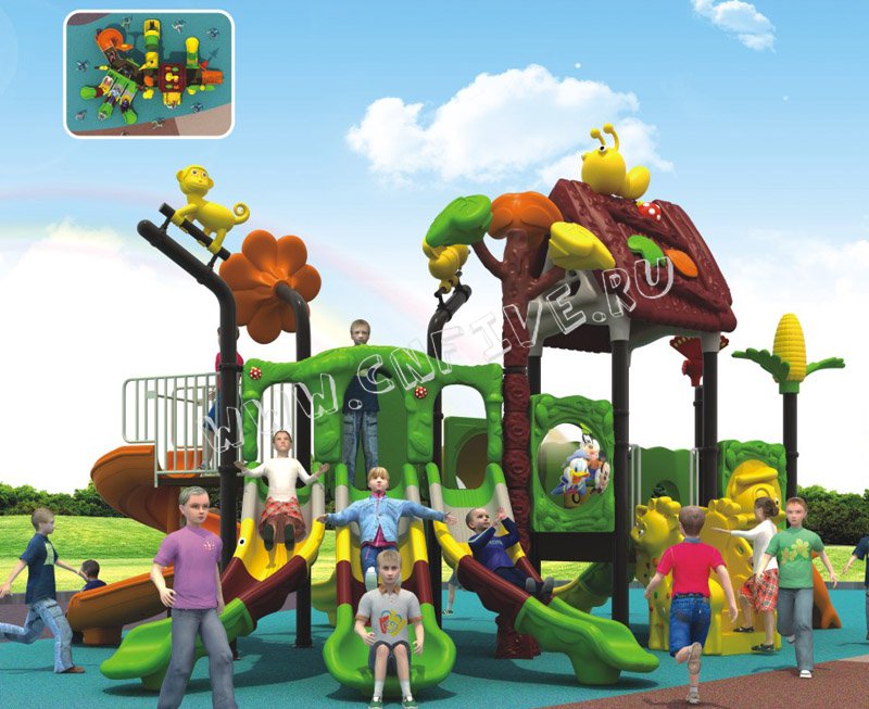 Детская игровая площадка для детского сада цена  OEM в китае CNF-C003-1