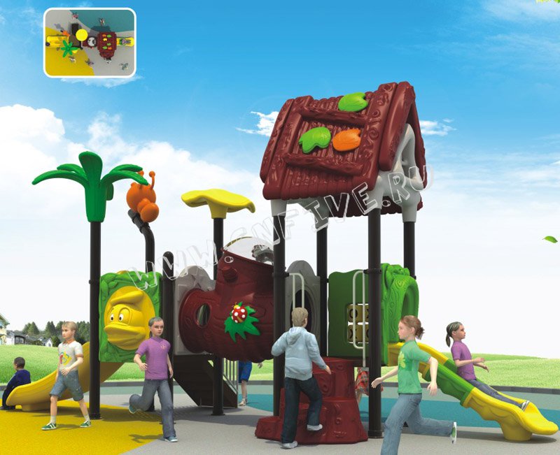 Детская игровая площадка для детского сада под заказ многоуравневый заказать CNF-C012-