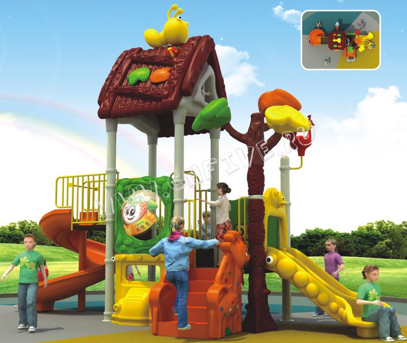 Детская спортивная плащадка для детского сада многоуравневый заказ CNF-C015-1