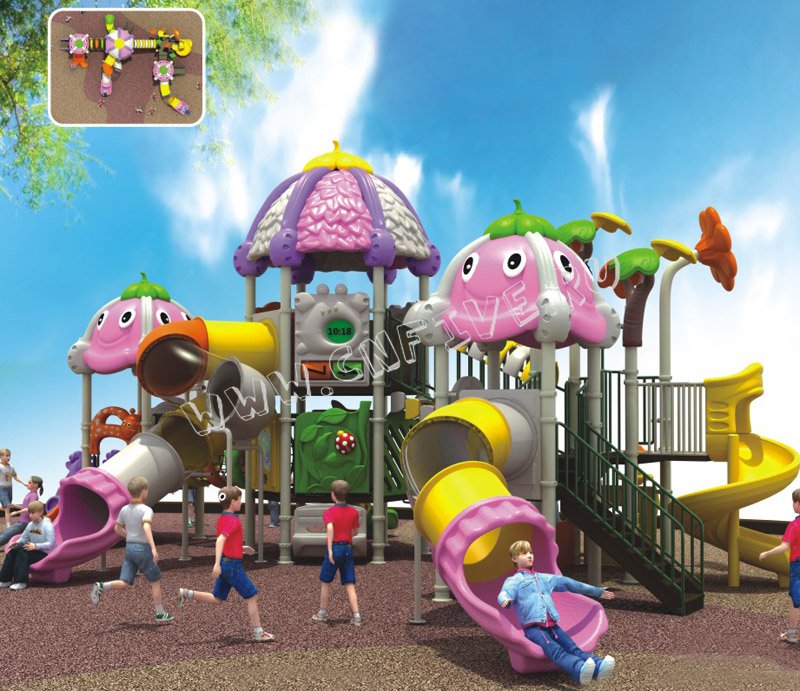 Детская игровая площадка для детского сада под заказ  многоуравневый заказать CNF-C037