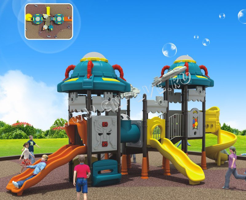 Детский игровой комплекс для детсадов от китая CNF-C068-1