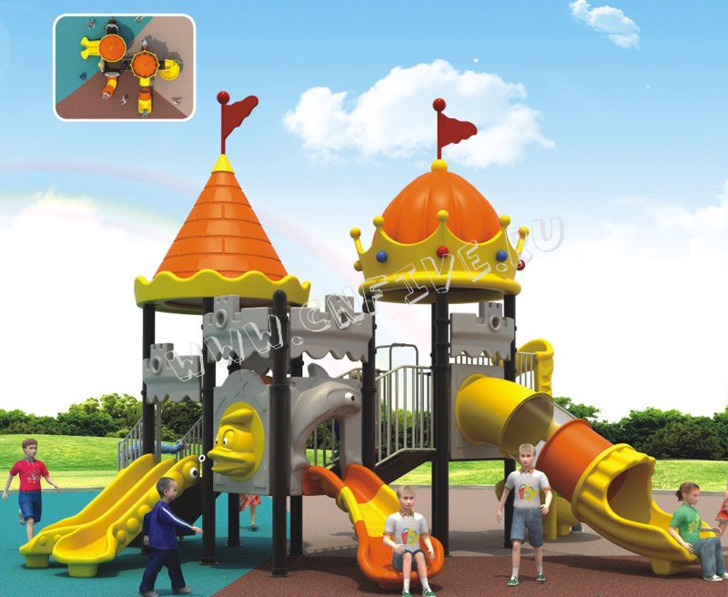 Детская игровая площадка для детского сада под заказ многоуравневый заказать CNF-C079-