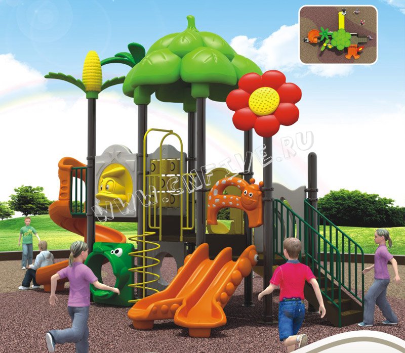 Детская игровая площадка для детского сада под заказ многоуравневый заказать CNF-C089-