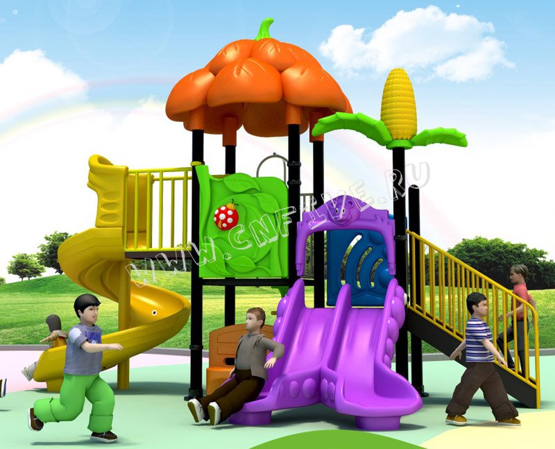 детский игровой комплекс для микрорайона на заказ CNF-C095-1