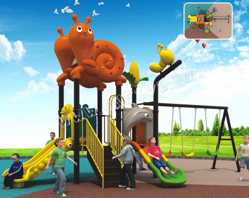 Детская спортивная плащадка для детского сада многоуравневый заказ CNF-C107-1