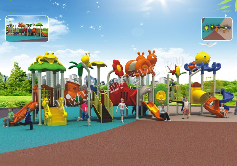 Детская игровая площадка для детского сада под заказ многоуравневый заказать CNF-C113-