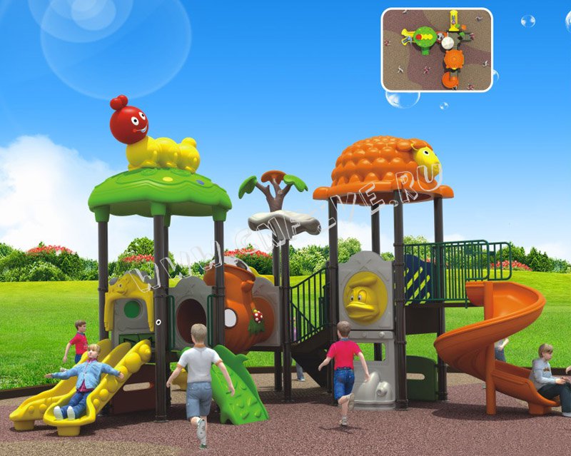 Детская спортивная плащадка для детского сада многоуравневый заказ CNF-C117-1