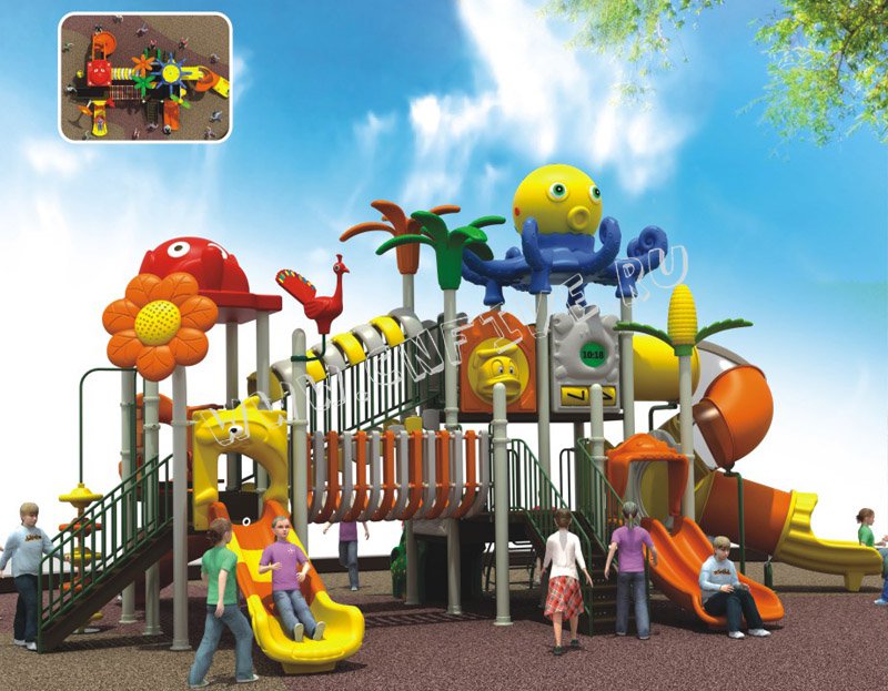 Детская игровая площадка для детского сада под заказ многоуравневый заказать CNF-C123-