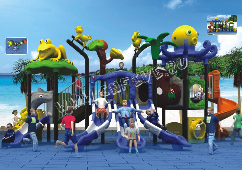 Детская игровая площадка для детского сада под заказ многоуравневый заказать CNF-C133-