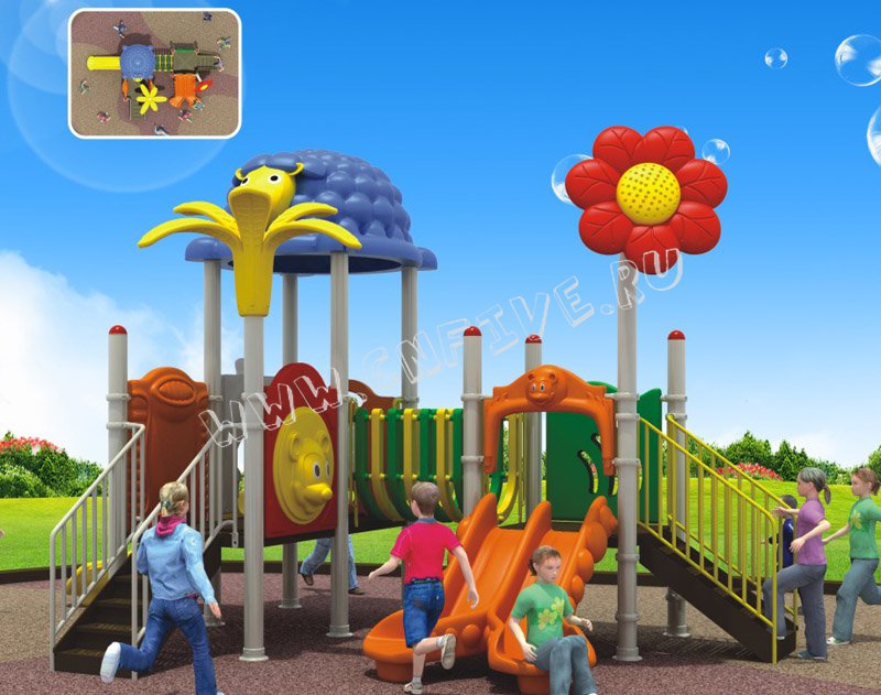Детская игровая площадка для детского сада цена  OEM в китае CNF-C136-1