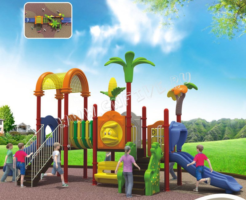 Детская спортивная плащадка для детского сада многоуравневый заказ CNF-C137-1