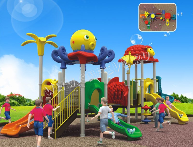 Детская спортивная плащадка для гостиницы CNF-C138-1