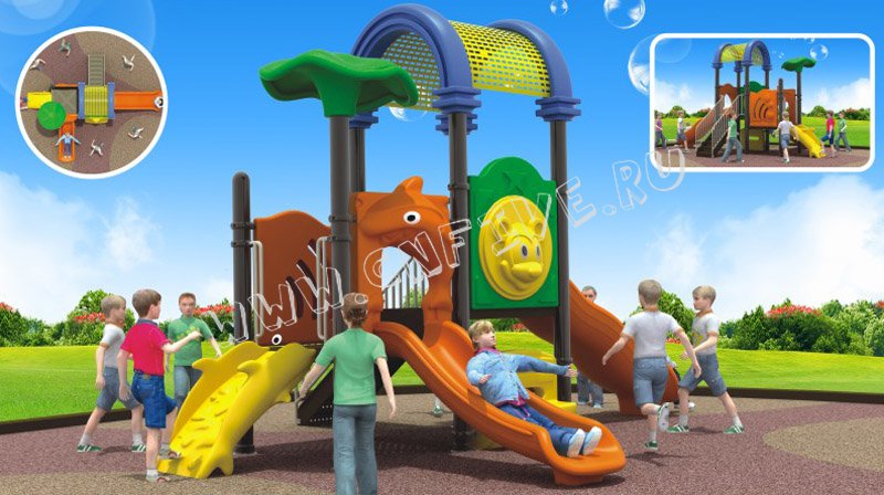 Детская игровая площадка для детского сада под заказ многоуравневый заказать CNF-C146-