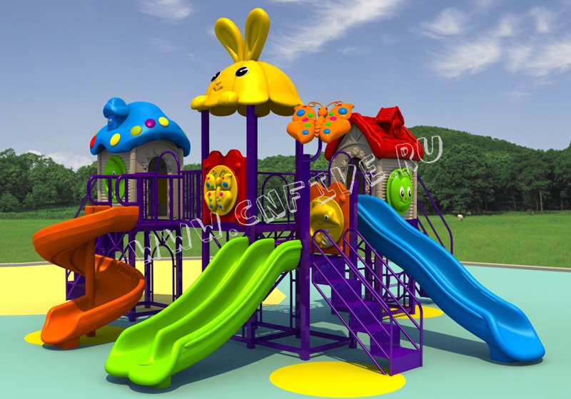 детский игровой комплекс для микрорайона на заказ CNF-CA002