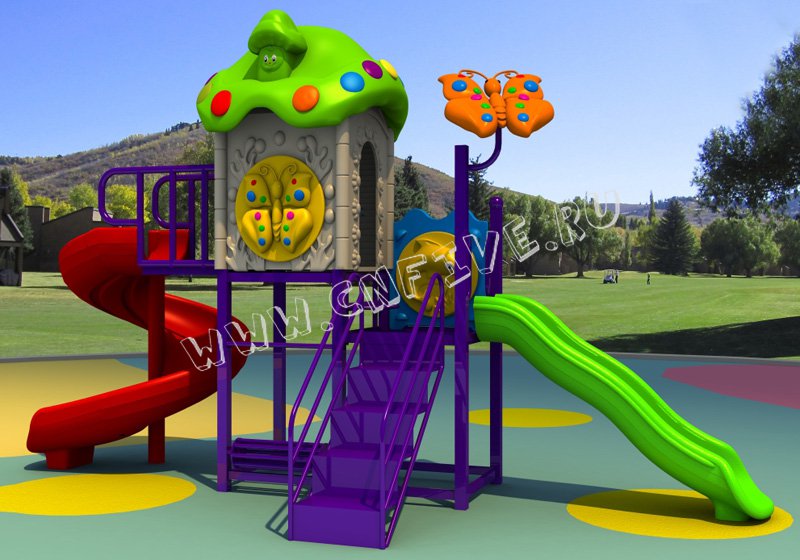 детский спортивный комплекс от производителя  для микрорайона на заказ CNF-CA003