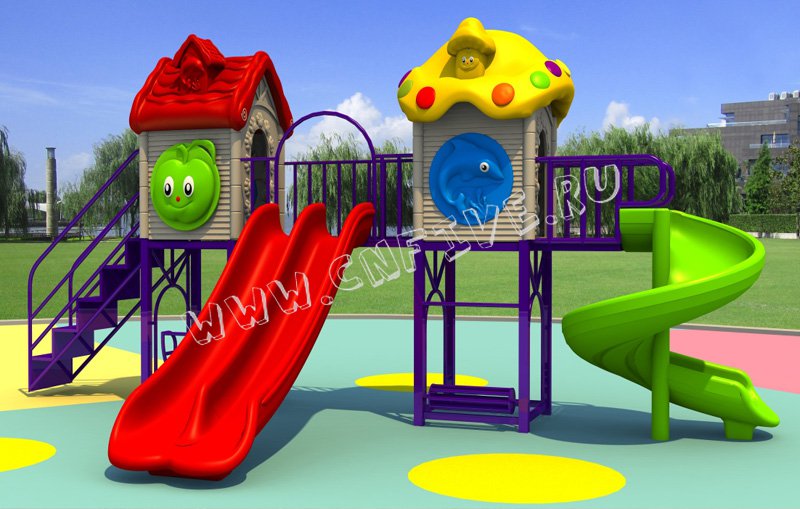 детский игровой комплекс от производителя для детсада на заказ CNF-CA004