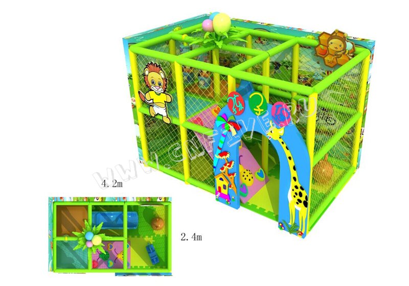 Детская спортивная плащадка для детского сада многоуравневый заказ CNF-A91