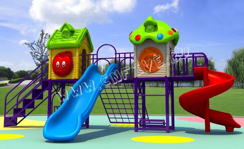 Детская игровая площадка для детского сада под заказ многоуравневый заказатьCNF-CA018