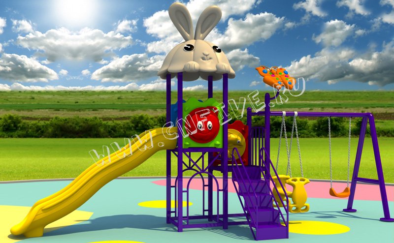 Детская игровая площадка для детского сада под заказ многоуравневый заказать CNF-CA027