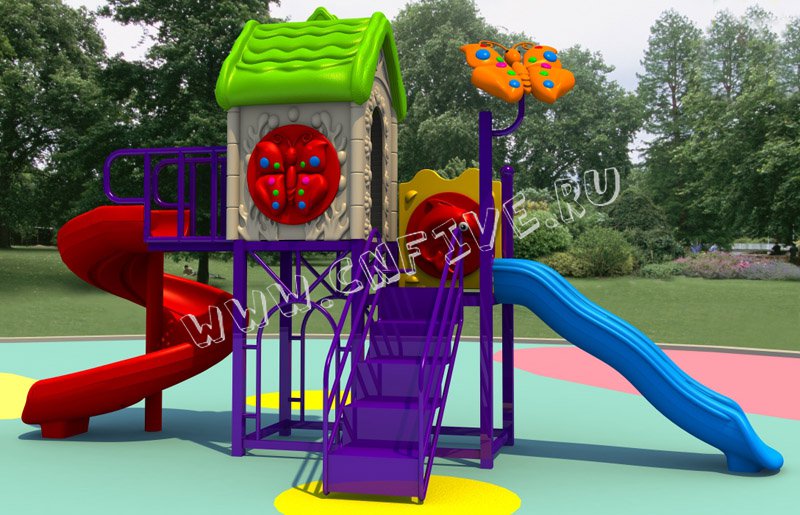 Детская игровая площадка для детского сада под заказ многоуравневый заказать CNF-CA037