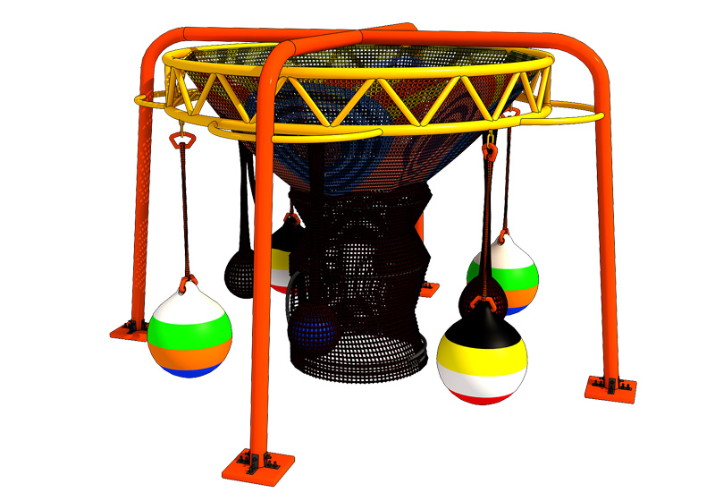 Аттракцион«Красочные сети» CNF-D170104 для детского центра купить