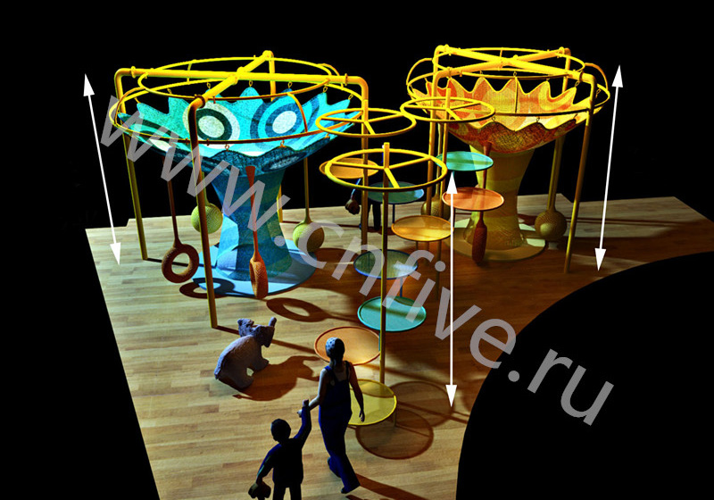 Аттракцион«Красочные сети» CNF-D170107 для ТЦ