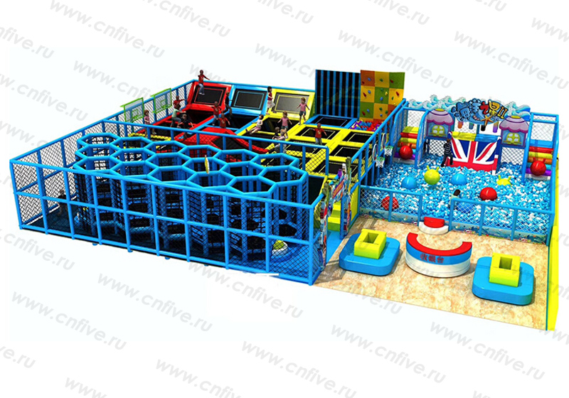 Батутные площадки для детей и взрослых купить в России CNF-D180803